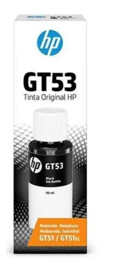 botella de tinta hp gt 53 NEGRO